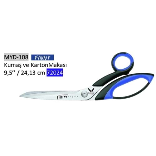 MYD-108 72024 Kumaş ve Karton Makası 9.50 Inch 24.13 cm Made in Germany