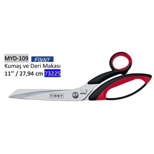 MYD-109 73225 Kumaş ve Deri Makası 11 Inch 27.94 cm Made in Germany