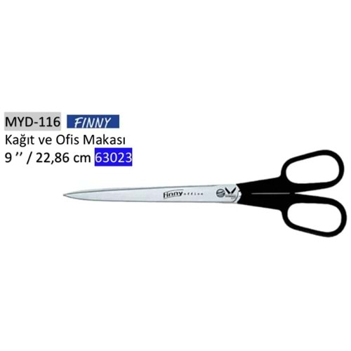 MYD-116 63023 Kağıt ve Ofis Makası 09 Inch 22.86 cm Made in Germany