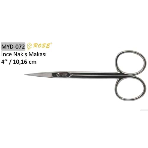 MYD-072 İnce Nakış Makası 04 Inch 10.16 cm