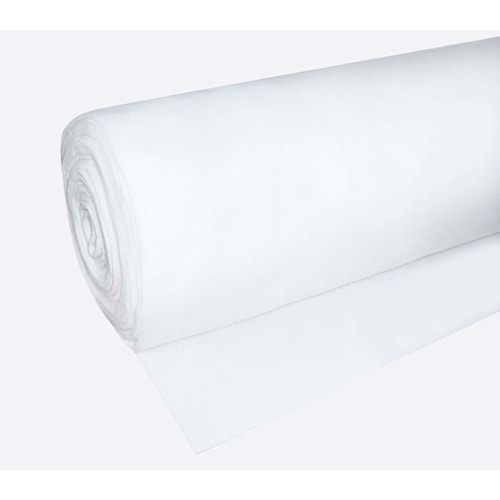 Siltex, Polyester Keçe, 10 mm, Beyaz, En 2.10 Metre, TS KC 10 A