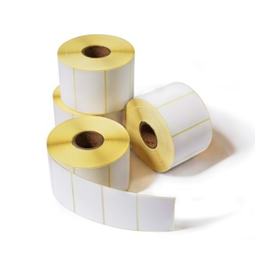 Tekli Sticker Kuşe Etiket