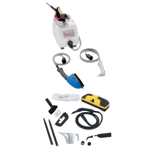 Buharlı Ütüleme ve Temizleme Robotu, Fırça, Pistole Ve Temizlik Aparatları Dahil Set, SPR/MN 5004