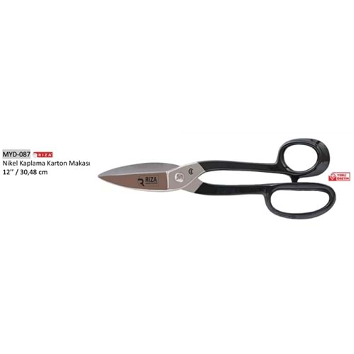 MYD-087 Nikel Kaplama Karton Makası 12 Inch 30.48 cm