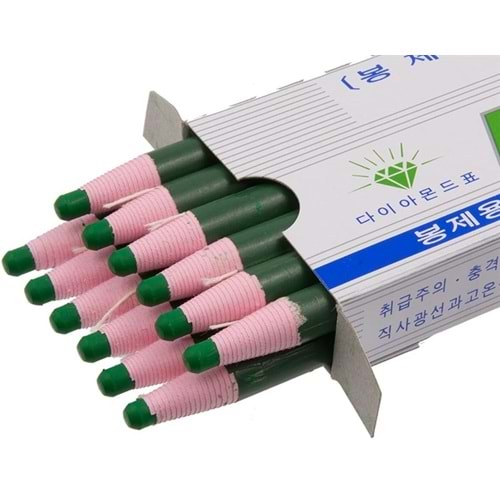 İp ile Soyulabilen Kumaş Üzeri İşaret Alma Kalemi, Renk Yeşil