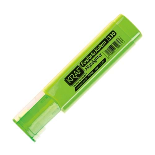 Fosforlu Kalem, Kod 330, Renk Yeşil, Highlighter