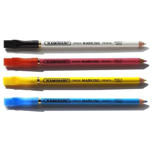 Kumaş İşaretleme Yumuşak ve Fırçalı Kalem, Renk : Mavi, Made in Japan