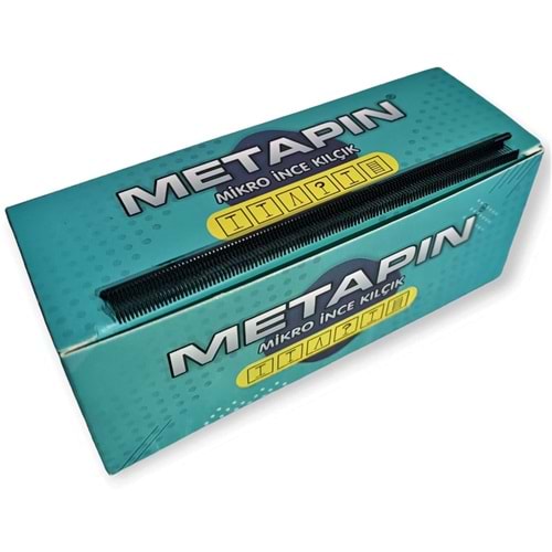 Kılçık Takma Tabancası Microfine 4.40 mm Etiketleme Plastiği, Kılçık, Renk Siyah