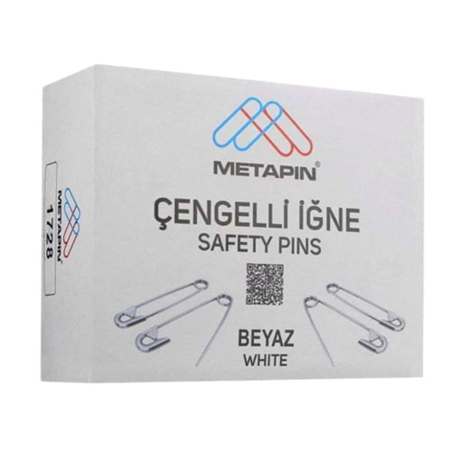 Çengelli İğne Beyaz