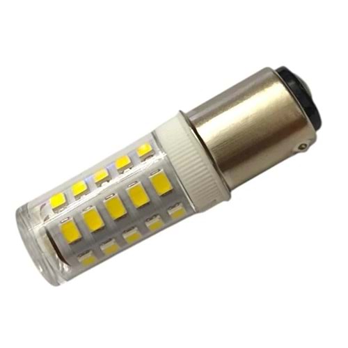 Dikiş Makinesi LED Ampul BA15D Beyaz Işık 360 Derece Aydınlatma