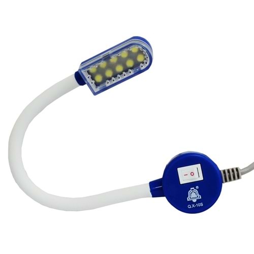 Dikiş Makinası Mıknatıslı Spiralli 10 Adetli Led Lamba