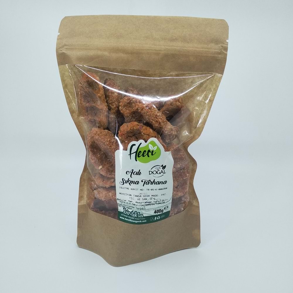 Acılı Sıkma Tarhana 400 GR