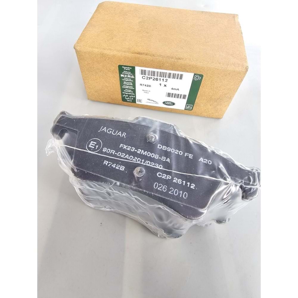 JAGUAR XJ ARKA FREN BALATASI C2P26112