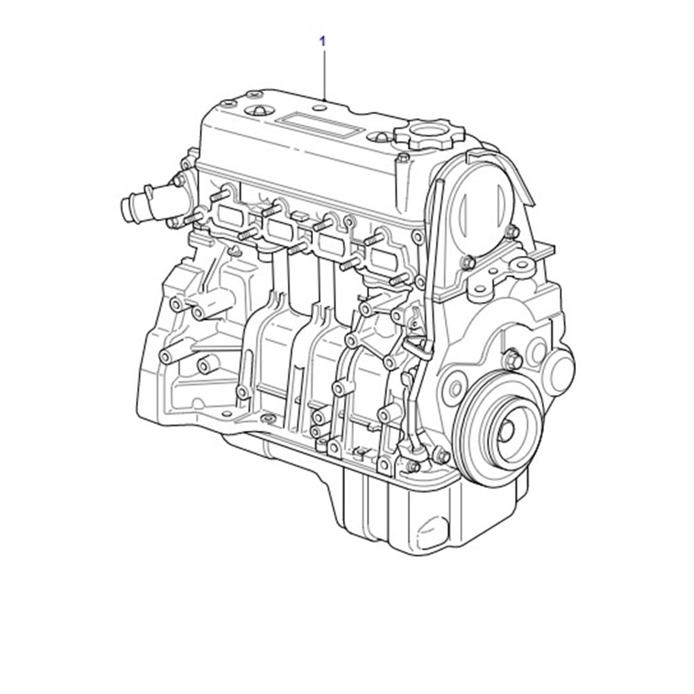 FREELANDER 1 MOTOR KOMPLE 2.0 TCIE LBB110410